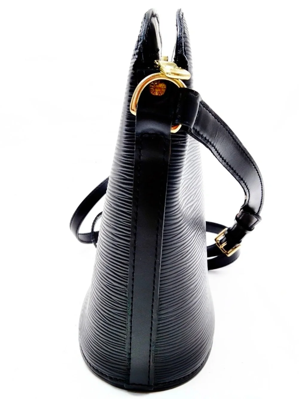 Louis Vuitton Special Order Epi Noir Drouot Crossbody Bag